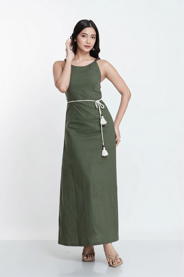 Liana Tassel Waist Dress