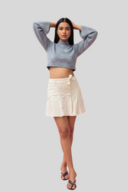 Luna Bell Sleeve Crop Top