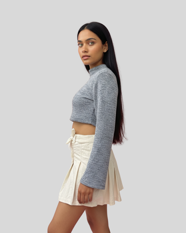 Luna Bell Sleeve Crop Top