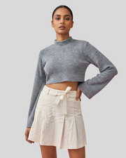 Luna Bell Sleeve Crop Top