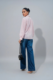 Translucent Sleeve Shirt