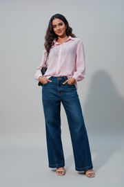 Translucent Sleeve Shirt